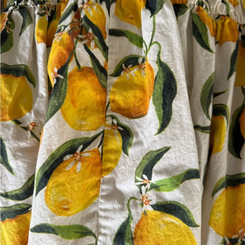 J. Crew Yellow and White Casual Dress - Picture 6 of 6